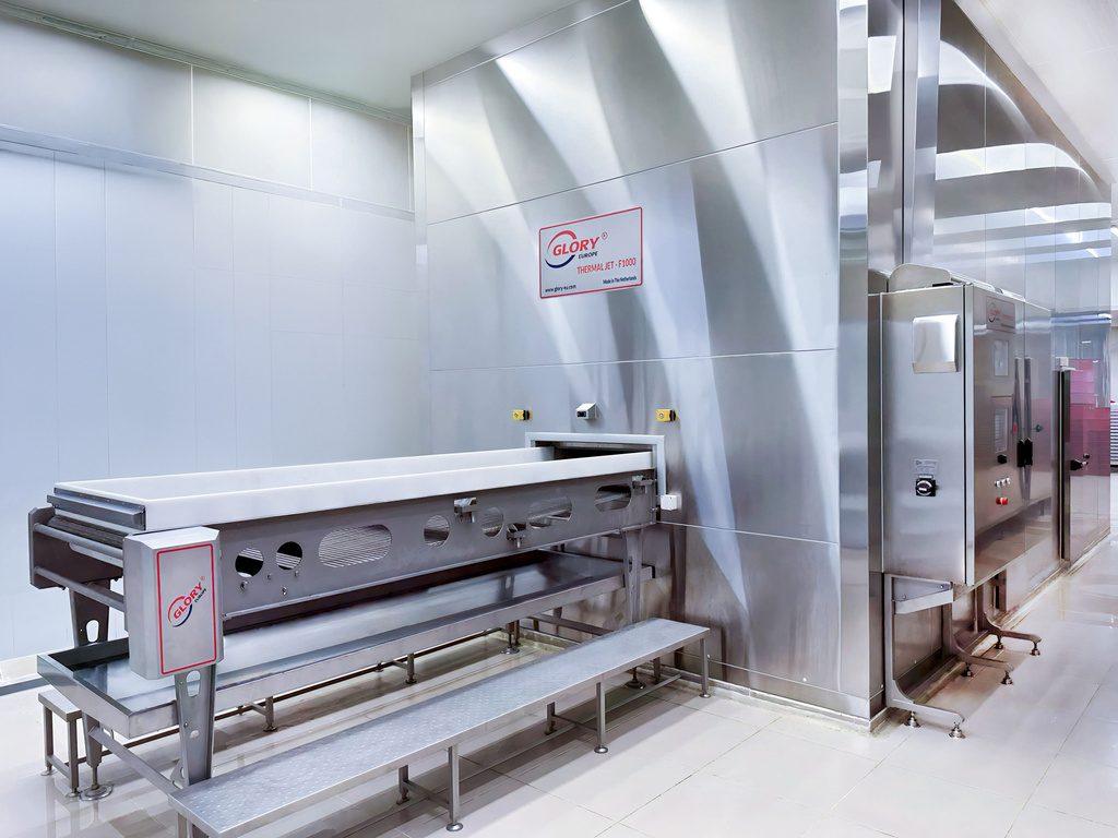 GLORY Thermal Jet F-series fluidized bed IQF freezer